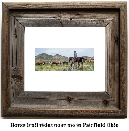 horse trail rides near me in Fairfield, Ohio